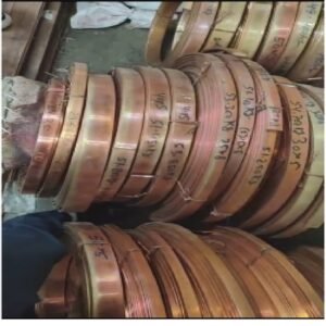 Copper Flat - Copper flat bar used primarily for electrical earthing, bonding, and applications requiring high... — view 1 | Excel Construction Materials