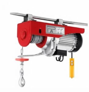Electric Hoist - A motorized lifting device used to raise and lower heavy loads vertically via wire rope or chain. | Excel Construction Materials