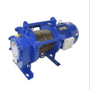 Electric Winch Motor - A motorized winch used for pulling, hoisting, and positioning heavy loads via cable or rope. — view 1 | Excel Construction Materials