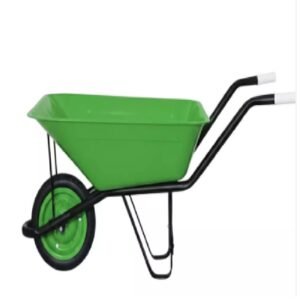 Wheel Barrow - A single or two-wheeled manual cart used on construction sites for transporting concrete, aggregates, and... — view 1 | Excel Construction Materials